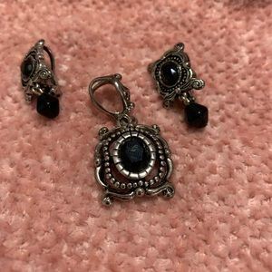 Premier Design Charlotte pendant and pierced earrings